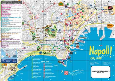 Mappa di Napoli con i luoghi delle riprese di Mare Fuori