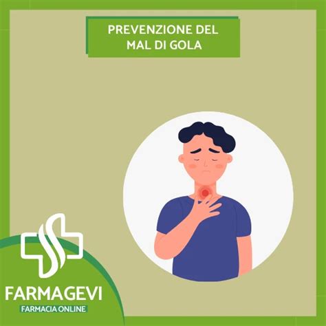 Infografica su come prevenire il mal di gola