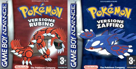 Copertina di Pokémon Rubino Omega e Zaffiro Alpha con i leggendari in evidenza