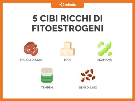 Infografica che mostra le principali fonti alimentari di fitoestrogeni