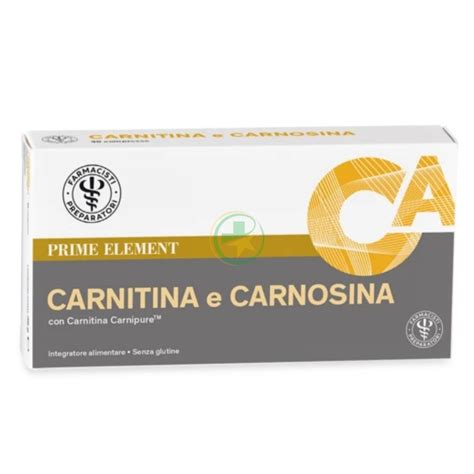 Tabella comparativa delle differenze tra Carnosina e Carnitina