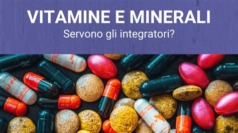 Grafico che illustra le interazioni tra minerali e vitamine