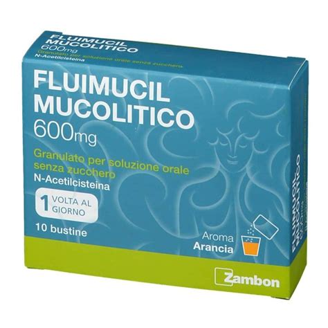 Diverse formulazioni di Fluimucil: bustine, sciroppo, compresse