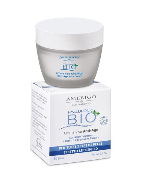 Schema dei principi attivi anti-age in una crema viso