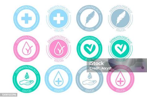 Icone che rappresentano conservazione, uso esterno e test dermatologico