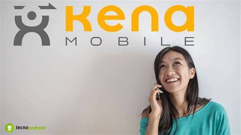 Infografica con i contatti dell'assistenza Kena Mobile