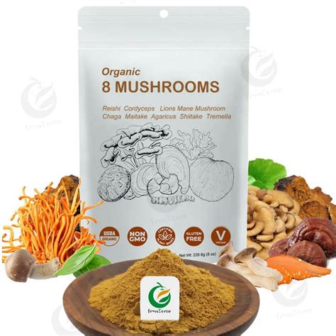 Tabella comparativa dei benefici del Reishi, Cordyceps e Maitake