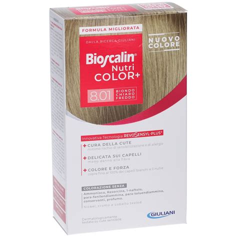 Composizione kit tinta Bioscalin Nutricolor Plus