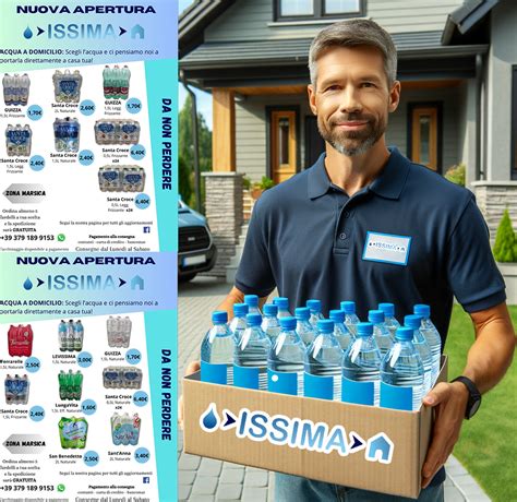 Servizio di consegna a domicilio di acqua