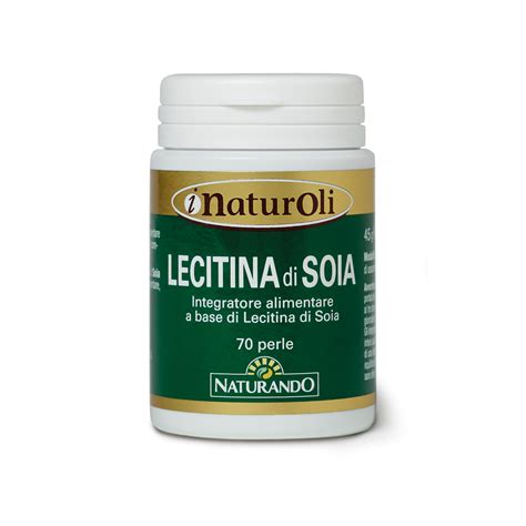 Immagine di un flacone di lecitina di soia in granuli