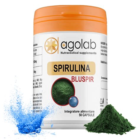 Prodotti a base di spirulina verde e blu