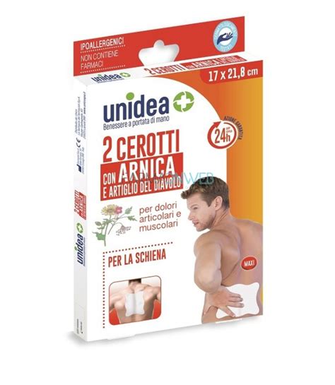 Confezione di Unidea Cerotti Arnica e Artiglio del Diavolo