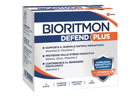 Grafico a torta che mostra la composizione di Bioritmon Defend Plus