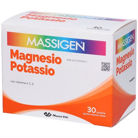 Immagine di una confezione di Massigen Magnesio e Potassio