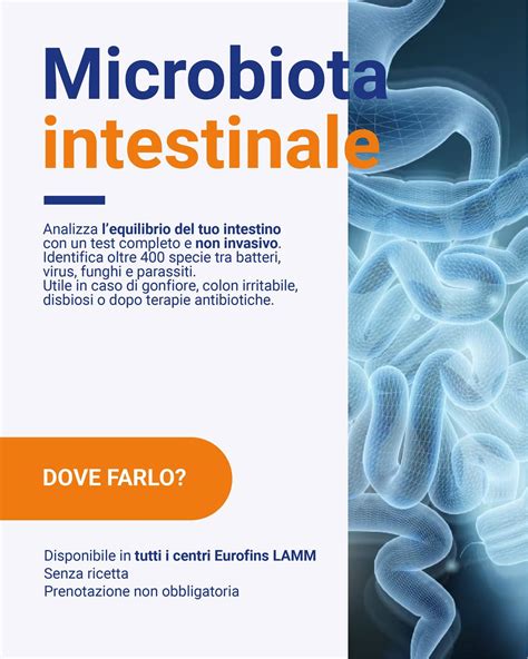 Grafico con i risultati di un'analisi del microbiota