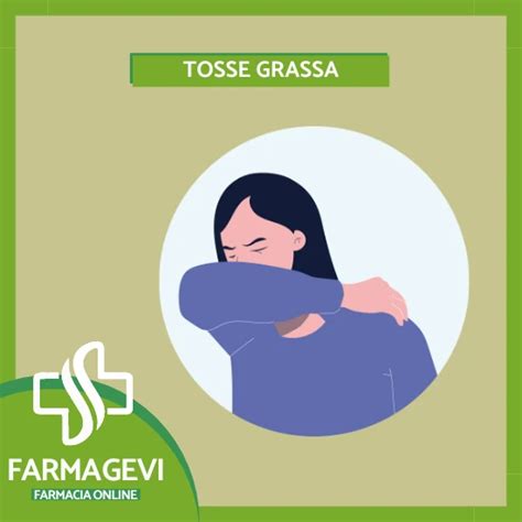 Infografica sui sintomi della tosse grassa