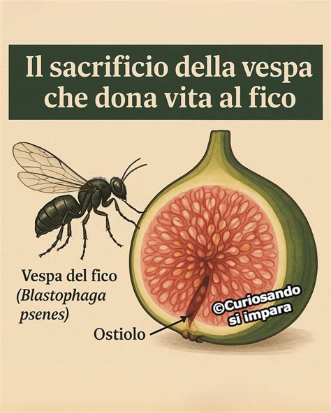 Diagramma della simbiosi tra Fico e Blastophaga psenes