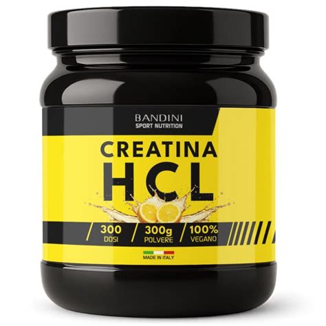 Confezione di creatina HCl Bandini Pharma