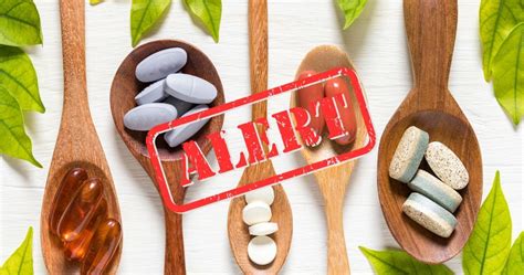 Avvertenze sull'uso di integratori