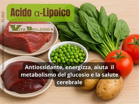 Diagramma che illustra l'azione antiossidante dell'acido lipoico