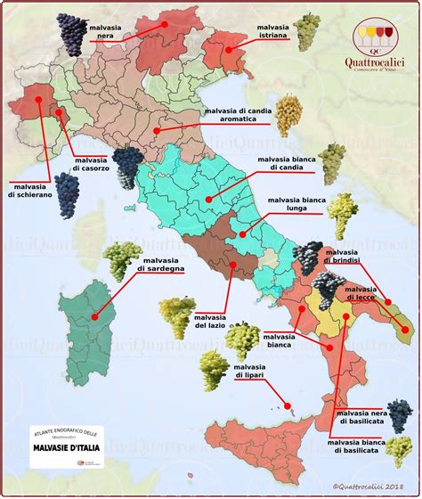 Mappa delle principali aree di produzione di nespole in Italia