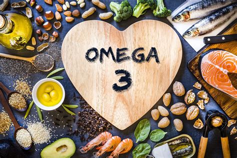 Schema dei benefici degli Omega-3 sul cervello e sul cuore
