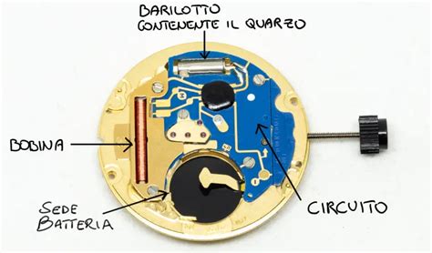 Diagramma del movimento a diapason di un orologio