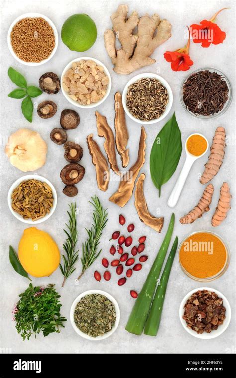 Erbe medicinali per il sistema immunitario