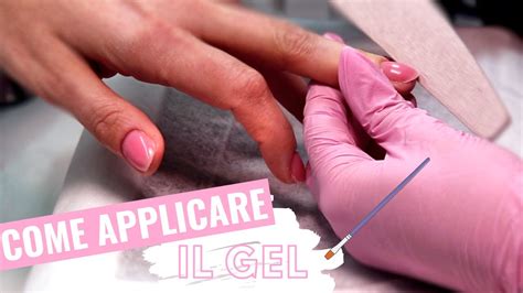 Schema che mostra come applicare il gel sulle zone interessate