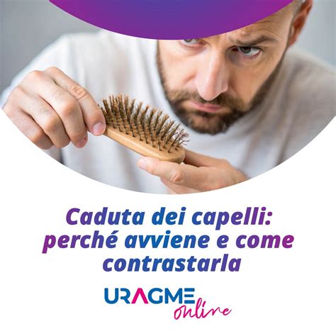Infografica sui fattori che causano la caduta dei capelli