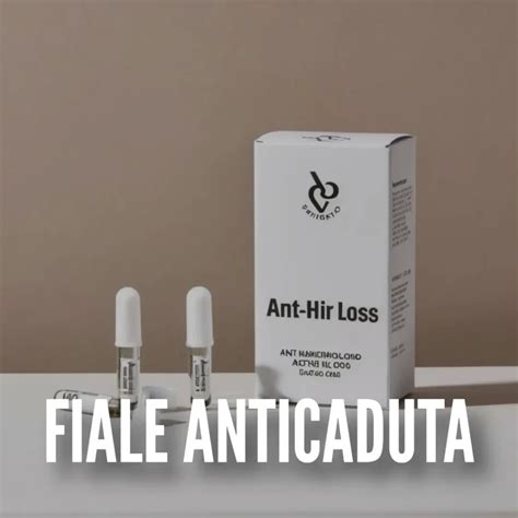 Applicazione fiale anticaduta sui capelli
