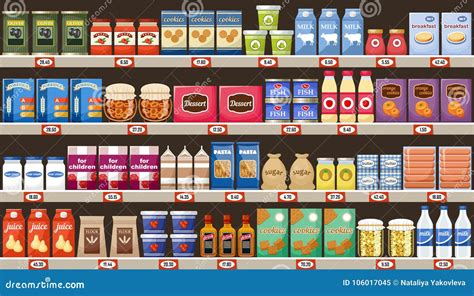 Scaffali di un supermercato con prodotti per la salute e il benessere