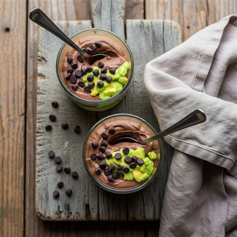 Avocado e cioccolato in un frullato