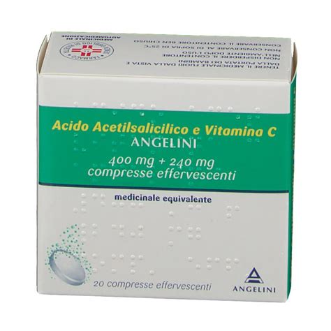 Schema di funzionamento dell'acido acetilsalicilico e della vitamina C