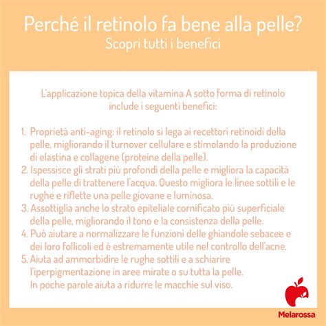 Infografica sui benefici della caffeina e del retinolo per la pelle