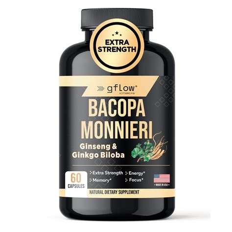 Immagine di una confezione di integratore di Bacopa Monnieri