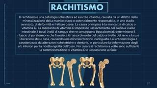Illustrazione delle deformità ossee causate dal rachitismo