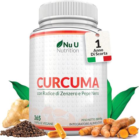 Tipi di integratori di curcuma: capsule, polvere, liquido