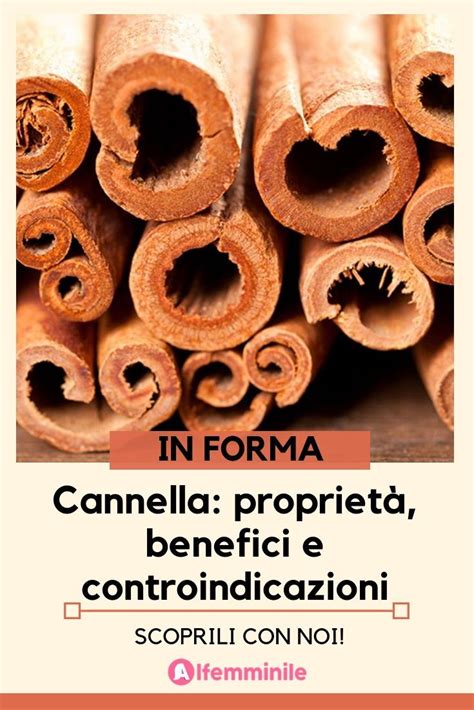 Infografica sui benefici della cannella