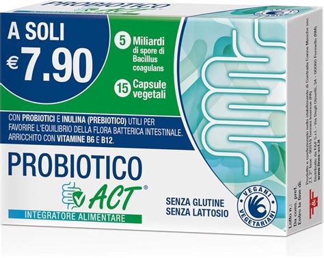 Fiala di probiotici con gocce