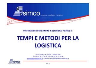 Grafico che mostra i tempi medi di consegna per i diversi metodi di spedizione