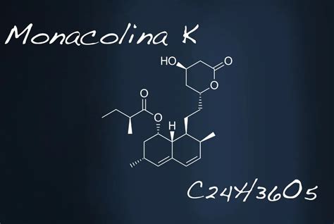 Struttura molecolare della Monacolina K