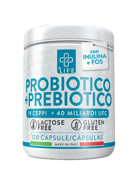 Varietà di integratori prebiotici e probiotici disponibili