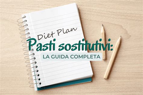 Schema di dieta con pasti sostitutivi Pesoforma