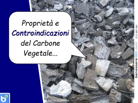 Schema che illustra le controindicazioni all'uso del carbone vegetale