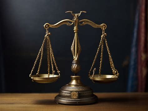 Bilancia della giustizia con documenti