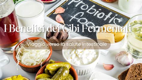 Immagine di diversi alimenti fermentati