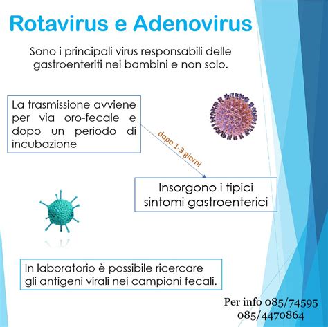Illustrazione dei virus più comuni che causano la gastroenterite nei bambini (Rotavirus, Norovirus, Adenovirus)