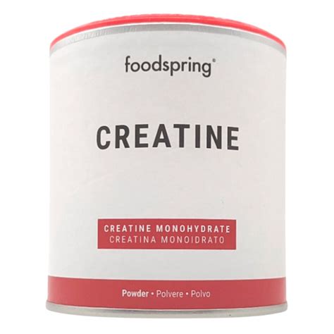 Immagine di un barattolo di Foodspring Creatina