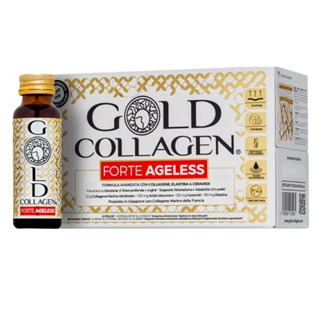 Infografica sulla composizione di Gold Collagen Forte Plus